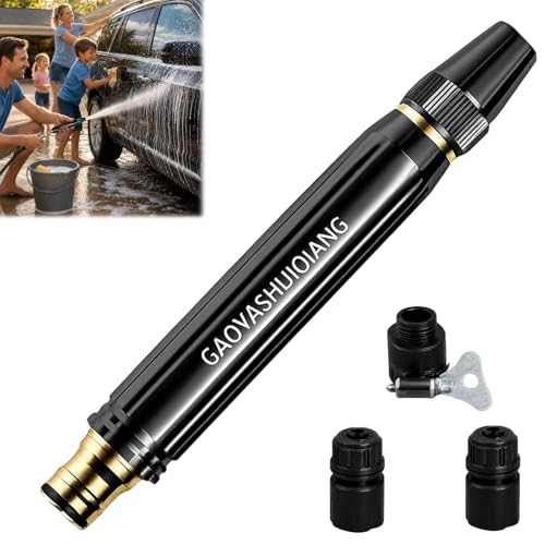 High Pressure Sprinkler Nozzle Nozzle Nozzle Adjustable Hand Resistant Spray Nozzle High Pressure Garden Hose Nozzle for Lawn Yard Watering Car Cleaning