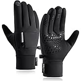 Yunkevivo Winter Gloves for Men Women - Waterproof Thermal Glove for Cold Weather, Warm Gloves for Running Cycling