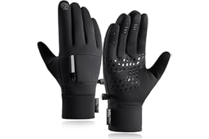 Yunkevivo Winter Gloves for Men Women - Waterproof Thermal Glove for Cold Weather, Warm Gloves for Running Cycling, Snow Glov