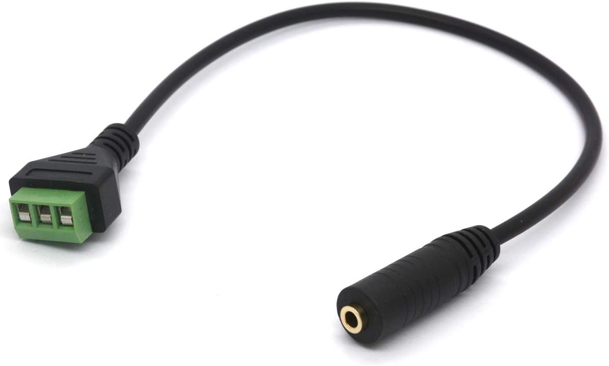 OpenII Solderless Headphone Terminal To 3.5mm Audio Cable Solderless Female Head Converter Connector Extension - Image 3