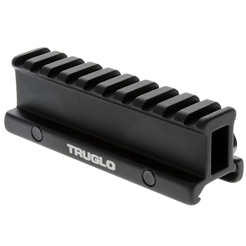 TRUGLO unisex adult 1-Piece RISER MNT PICATINNY 1 PCS, 1-Piece, 4 inches long x inch high US