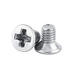 100Pcs/Bag M3 Machine Screws,9Types M3 Flat Head