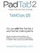 PadTab 2: (2 Extra TabClips) for use with The PadTab 2 Universal Tablet Wall Mount System