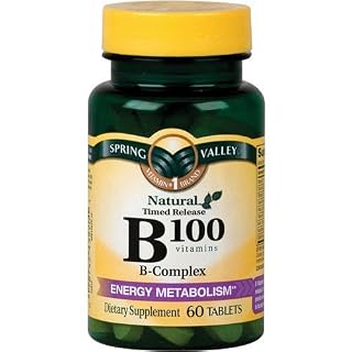 UPC 078742009896 product image for Spring Valley Natural Time Release B-Complex Metabolism Support B100, 60 Tablets | upcitemdb.com