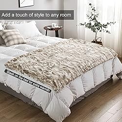 Oversized Soft Throw Blanket, 60" x 80" Luxurious