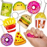 ArtCreativity Mini Squish Fast Food Toys, Set of