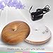 Azorro Essential Oil Diffuser - PREMIUM QUALITY Aromatherapy Diffuser and Adjustable Cool Mist Humidifier with 7 LED Lights Wood Grain