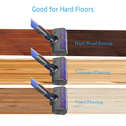 FUNTECK Soft Roller Cleaner Head for Dyson Cordless Stick Vacuum Cleaner V7 V8 V10 V11 Models