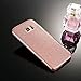 Galaxy S6 Edge Plus Case,ikasus [Full-Body 360 Coverage Protective] Crystal Clear Sparkly Shiny Glitter Bling Front Back Full Coverage Soft TPU Silicone Rubber Case for Galaxy S6 Edge Plus,Rose Gold
