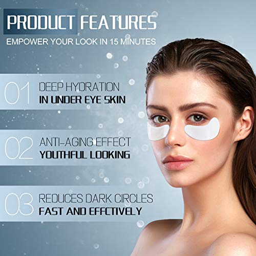 Collagen Under Eye Patches 20 Pairs Eye Mask Treatment for Deep