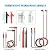 LIUMY 14 in 1 Multimeter Test Leads with Alligator Clips, Portable Multimeter Leads for Digital Multimeter/Clamp Meter, Professional Volt Meter Leads for Voltage Circuit Tester and More
