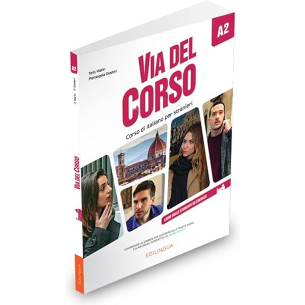 Amazon.com: Via del Corso: Libro dello studente ed esercizi + CD