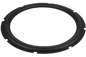 Sanpyl 12 Inches Universal Perforated Rubber Speaker Foam, Foam Subwoofer Surround Circle Foam