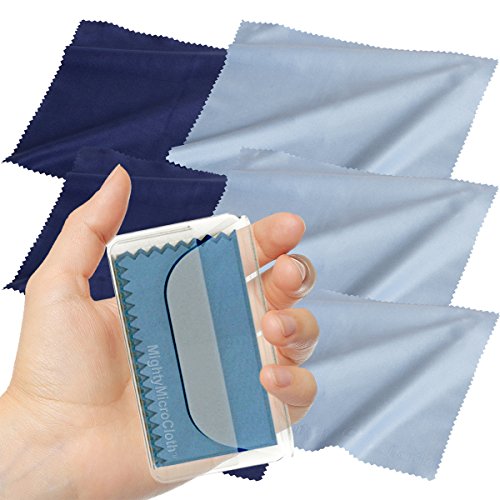 MightyMicroCloth Microfiber Eyeglass Cleaning Cloths Lens Cleaner for