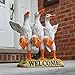 Design Toscano Delightful Dancing Ducks Welcome Sign