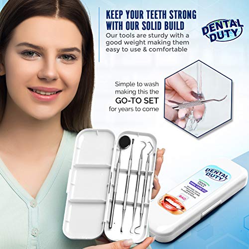 5 Dental+Hygiene+Kit+Stainless+Mirror+Dentist