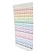 900 Pieces 3mm 4mm 5mm Multicolor Bling Rhinestone Sticker Sheet Gem Diamond Self Adhesive