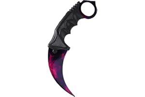 TOPOINT Karambit Knife, Stainless Steel Fixed Blade Knife with Sheath and Cord Knife CS-GO for Hunting Camping and Field Surv