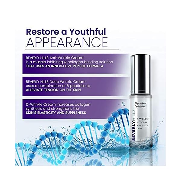 Anti Ageing D-Wrinkle Peptide Cream for Wrinkles, Skin Elasticity and Rejuvenation