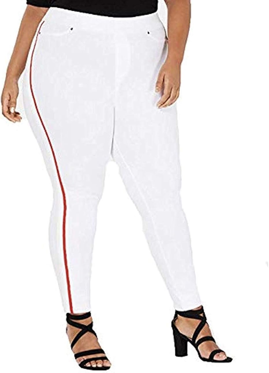 hue jeggings white