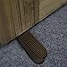 Topoint Soft Door Stopper, Keeps Door Securely Open Stylish Rubber Flexible Floor Door Stops Non-Scratching Door Stop Modern Wedge Door Stop Design, 5 Pack