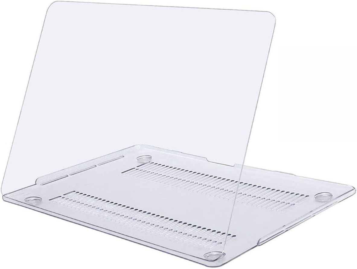 Crystal Front and Back Cover for Apple MacBook Pro 13in 2019 2018 2017 2016 - A2159 A1989 A1706 A1708 (Clear)