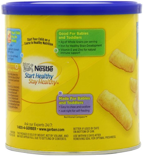 4 Gerber+Graduates+Crunchies+1+48+Ounce+Canisters