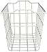 GRAYLINE 40604, Deep Storage Basket, White