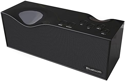 Bicyclestore Portable Bluetooth V2.1 + EDR Stereo Speaker With Hidden LED Display Wireless Stereo Music Player Support FM Radio Hands free with USB TF Card AUX Line In Port
