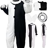 ETEBAS Clown Costume Cosplay Clown Outfit Movie NOT Head Cover Adult Halloween