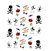 Halloween Nail Art Water Tattoo Decals Mixed Design, Pack of 3