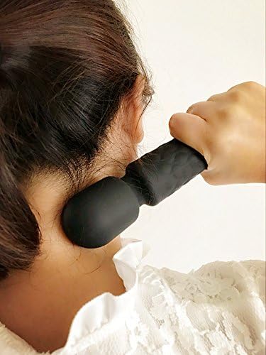 LOFS Wireless Wand Massagers Cordless Massager Handheld Electric Massagers for Neck Back Sports Massage Muscle Aches and Physical Sports Fleetness Recovery And Friendly Travel Gift,Onyx