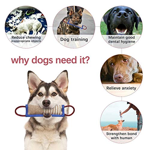 image for Radorock Tough Dog Toy for Aggressive Dog Chew Toys Dog Tug Toy Intera