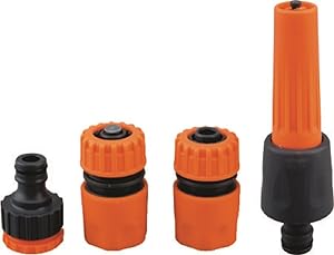 Spanco Falcon Sprinkler and Connector Set (Multicolour, Plastic)