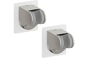 EAARSUO Adjustable Shower Head Bracket,Shower Head Holder Adhesive,Waterproof Shower Handle Holder,Showerhead Holder,Shower W