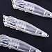 Aorace 20pcs/lot 9cm 11g Blank Lures Hard Plastic Fishing Lures Wobblers Unpainted Fishing Poppers Kit Topwater Rattling Baits