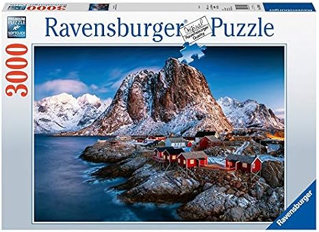 S For Adults Ravensburger Hamnoy, Lofoten 3000 Piece Jigsaw Puzzle For Adults 3000 Piece Puzzle