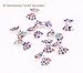 3D Nail Art Charms,Fashionclubs Glitter Bow Rhinestone Nail Art Sticker Decoration,Nail Tip Pendant Decal DIY Decoration,30-Pack