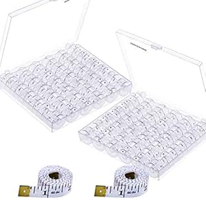 Amazon.com: Paxcoo 72 Pcs Sewing Machine Bobbins with Case