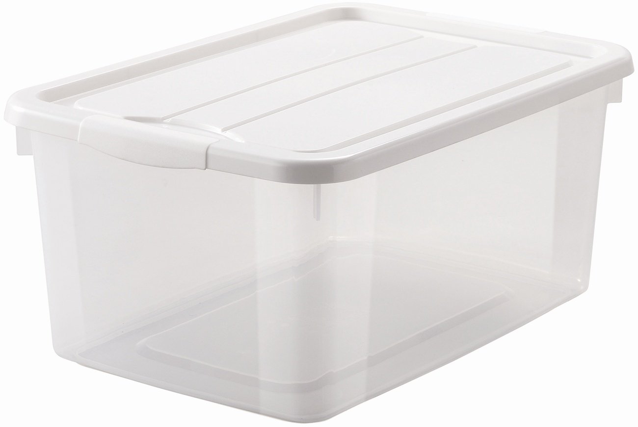 天馬 様々な物を自由に収納できる衣装ケース フリーボックス 50浅型 蓋付きの収納ボックス コンテナ プラスチックケース【幅35×奥行51×高さ23cm】商品画像