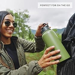 JoyJolt Triple Insulated Water Bottle with Straw