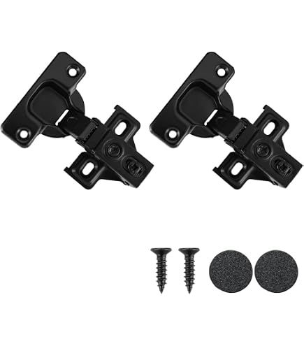 JinBoCheng 4-Piece Soft Close Cabinet Hinges 100° - Clip-On For Frameless Cabinets, Full Overlay, 3-Way Adjustable - View #2