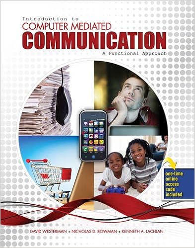 Introduction To Computer Mediated Communication A Functional Approach 9780757598227 Business Communication Books Amazon Com
