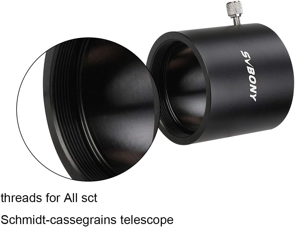SVBONY SV159 Eyepiece Adapter 2inch Telescope Eyepiece Adapter Telescope Extension Tube SCT to