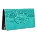 Checkbook Cover Turquoiose Everlasting Love