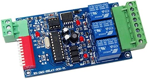 RGBSIGHT DMX512 Controller Relay Switch Kit DIY Converter DMX Dimmer 3 Group Relay Switch 3CH Decoder Max 10A