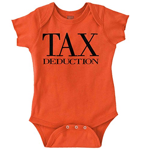 Tax Deduction New Parents Baby Shower Gifts Funny Saying Baby Onesie Bodysuit