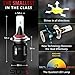 H1 LED Headlight Bulbs - The Smallest LED Car Headlamps - Extremely Bright: 10000 lumens - LED Conversion Kit - 6500K White LED Light - SUTU AUTO - 80W CHIP CSP - Low beam/high beam - w/Canbus/Decoder