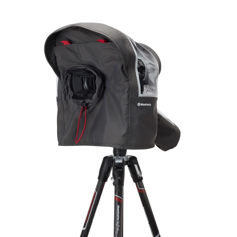 Manfrotto Pro Light Cineshield S/M Video Camera Rain Cover, Small to Medium Camcorder, Videocamera, Video Accessories, Remote Control Protection, MB PL-CS-SM