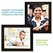 SpoiledHippo 8x10 Picture Frame Collage - Set of 2 Black Wood Frames - Photo Frame for Wedding Certificate Family and Baby Pictures - Matted Frames for Wall with 4 Mats for 5x7 and 3x5 Photos
